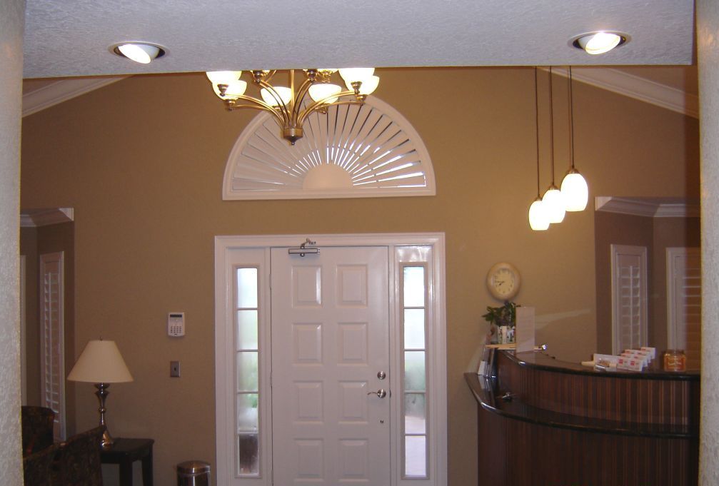 The inside doorway at the Smith Chiropractic Offices in Winter Haven, Florida. 